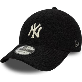 Mützen gebogen schwarz snapback 9FORTY Winter Borg der New York Yankees MLB von New Era
