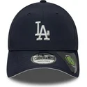 mutzen-gebogen-marineblau-verstellbares-band-9forty-recycled-der-los-angeles-dodgers-mlb-von-new-era