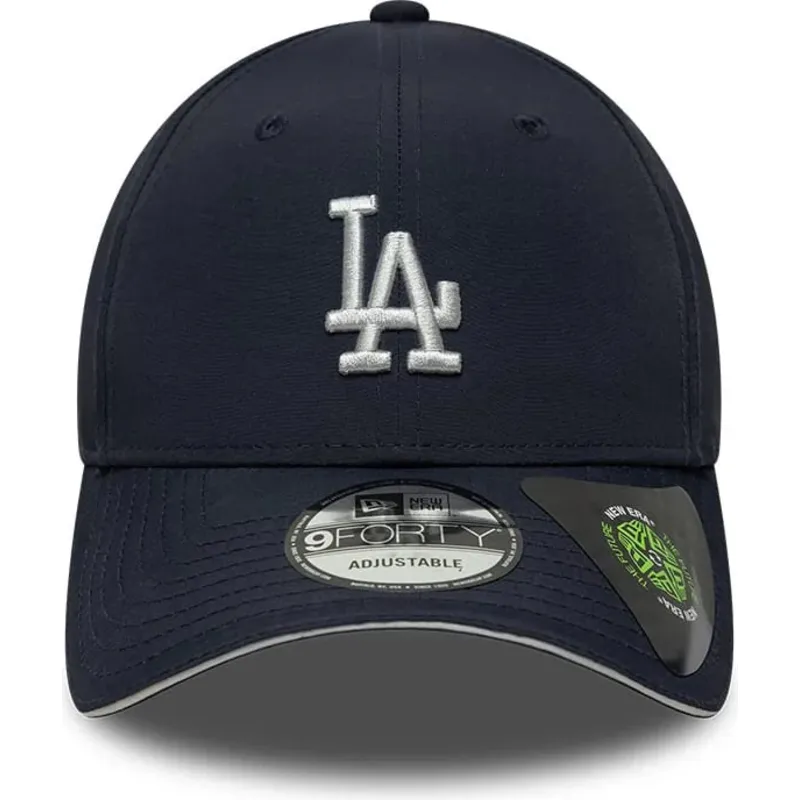 mutzen-gebogen-marineblau-verstellbares-band-9forty-recycled-der-los-angeles-dodgers-mlb-von-new-era