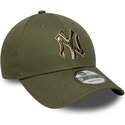 mutzen-gebogen-grun-verstellbares-band-9forty-outline-camo-der-new-york-yankees-mlb-von-new-era