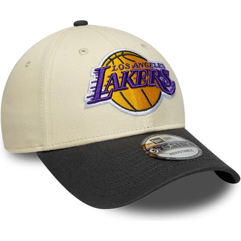 mutzen-gebogen-beige-verstellbares-band-9forty-colour-block-der-los-angeles-lakers-nba-von-new-era mutzen-gebogen-beige-verstellbares-band-9forty-colour-block-der-los-angeles-lakers-nba-von-new-era