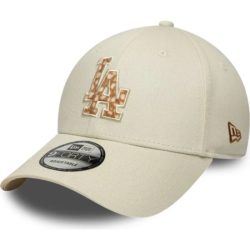 mutzen-gebogen-beige-verstellbares-band-9forty-faux-pony-infill-der-los-angeles-dodgers-mlb-von-new-era mutzen-gebogen-beige-verstellbares-band-9forty-faux-pony-infill-der-los-angeles-dodgers-mlb-von-new-era