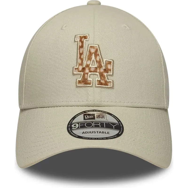 mutzen-gebogen-beige-verstellbares-band-9forty-faux-pony-infill-der-los-angeles-dodgers-mlb-von-new-era mutzen-gebogen-beige-verstellbares-band-9forty-faux-pony-infill-der-los-angeles-dodgers-mlb-von-new-era