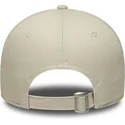 mutzen-gebogen-beige-verstellbares-band-9forty-faux-pony-infill-der-los-angeles-dodgers-mlb-von-new-era