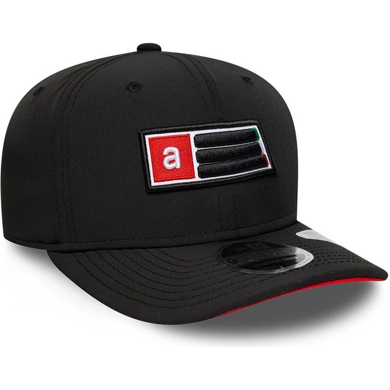 mutzen-gebogen-schwarz-snapback-9seventy-stretch-snap-patch-aprilia-piaggio-von-new-era mutzen-gebogen-schwarz-snapback-9seventy-stretch-snap-patch-aprilia-piaggio-von-new-era