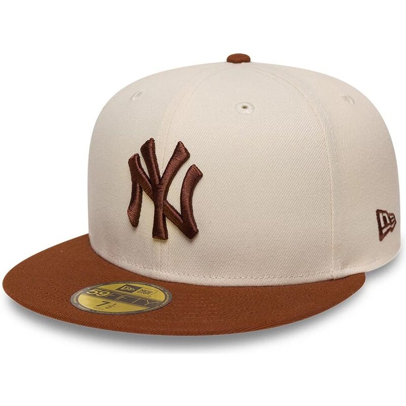 mutzen-flach-braun-angepasst-59fifty-league-essential-der-new-york-yankees-mlb-von-new-era mutzen-flach-braun-angepasst-59fifty-league-essential-der-new-york-yankees-mlb-von-new-era