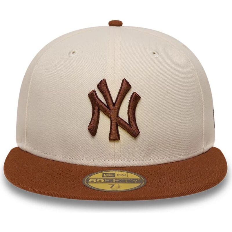 mutzen-flach-braun-angepasst-59fifty-league-essential-der-new-york-yankees-mlb-von-new-era mutzen-flach-braun-angepasst-59fifty-league-essential-der-new-york-yankees-mlb-von-new-era