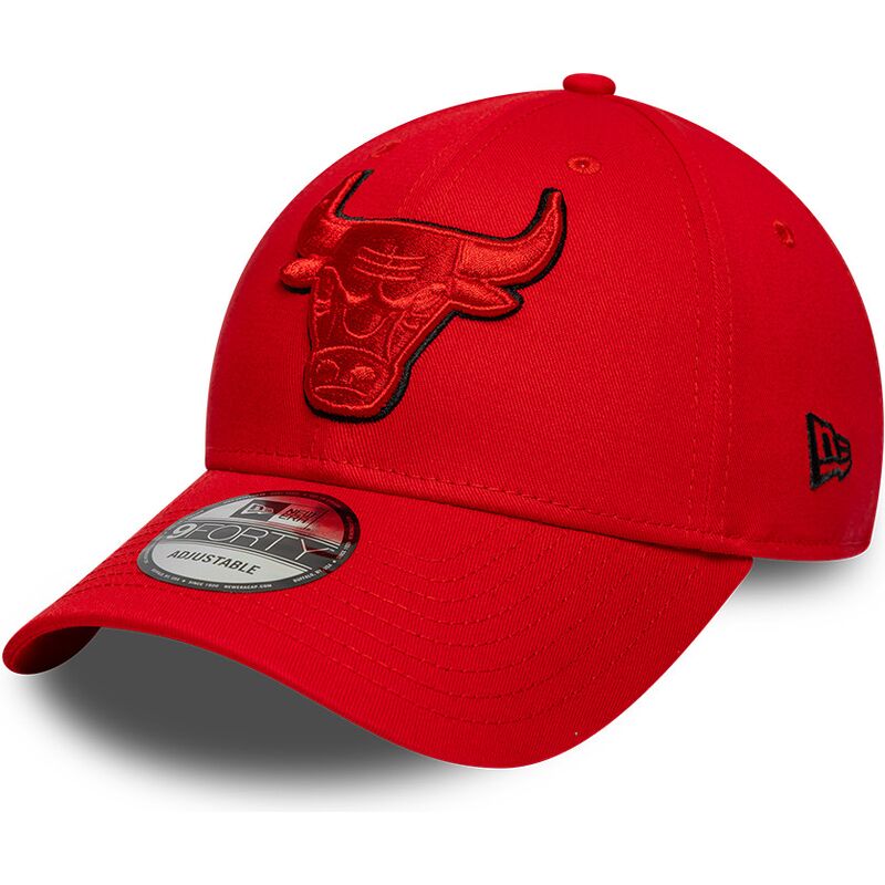 mutzen-gebogen-rot-verstellbares-band-9forty-outline-der-chicago-bulls-nba-von-new-era mutzen-gebogen-rot-verstellbares-band-9forty-outline-der-chicago-bulls-nba-von-new-era