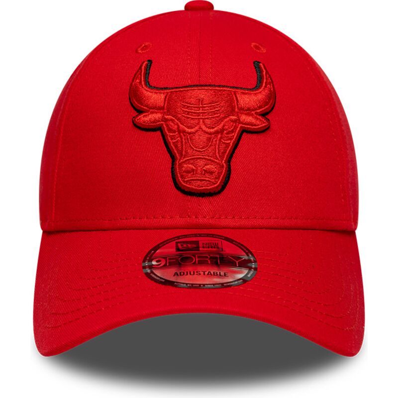 mutzen-gebogen-rot-verstellbares-band-9forty-outline-der-chicago-bulls-nba-von-new-era mutzen-gebogen-rot-verstellbares-band-9forty-outline-der-chicago-bulls-nba-von-new-era