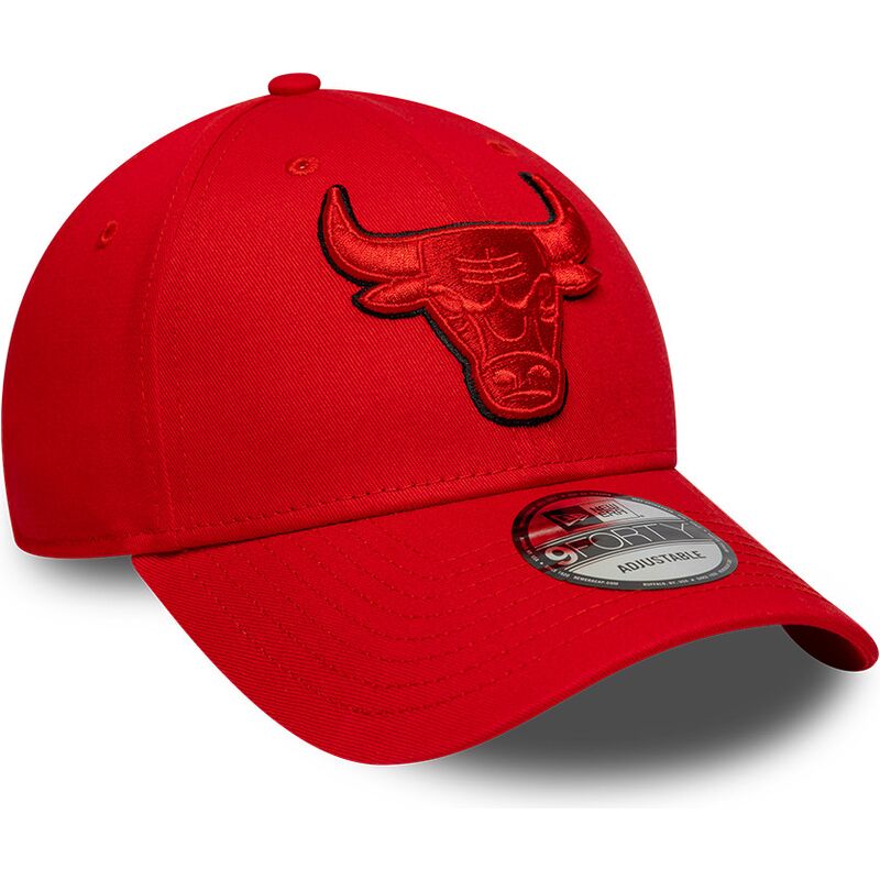 mutzen-gebogen-rot-verstellbares-band-9forty-outline-der-chicago-bulls-nba-von-new-era mutzen-gebogen-rot-verstellbares-band-9forty-outline-der-chicago-bulls-nba-von-new-era