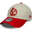 mutzen-gebogen-rot-verstellbares-band-9forty-contrast-visor-vespa-piaggio-von-new-era
