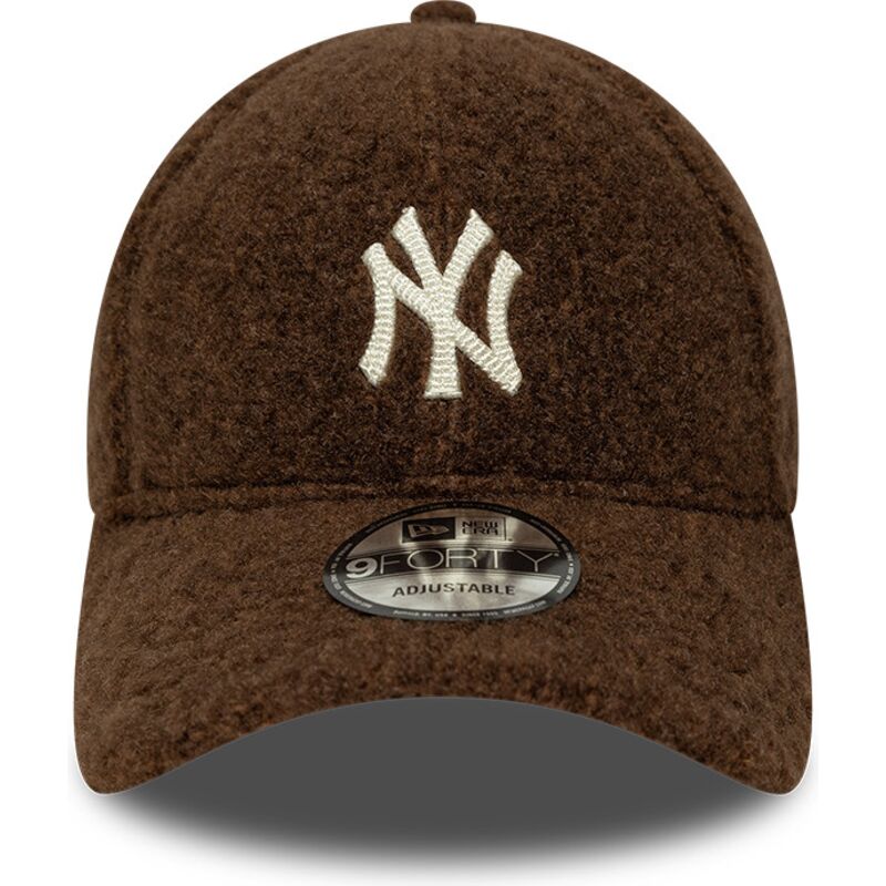 mutzen-gebogen-braun-snapback-9forty-winter-borg-der-new-york-yankees-mlb-von-new-era
