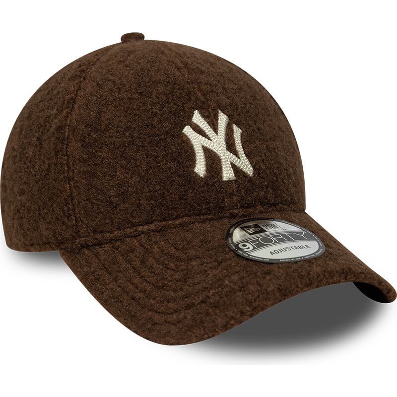 mutzen-gebogen-braun-snapback-9forty-winter-borg-der-new-york-yankees-mlb-von-new-era