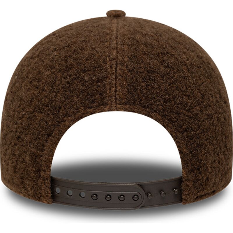 mutzen-gebogen-braun-snapback-9forty-winter-borg-der-new-york-yankees-mlb-von-new-era