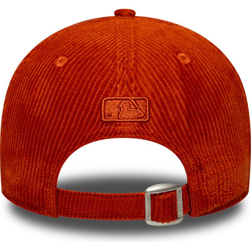 mutzen-gebogen-orange-verstellbares-band-9forty-m-crown-cord-der-los-angeles-dodgers-mlb-von-new-era