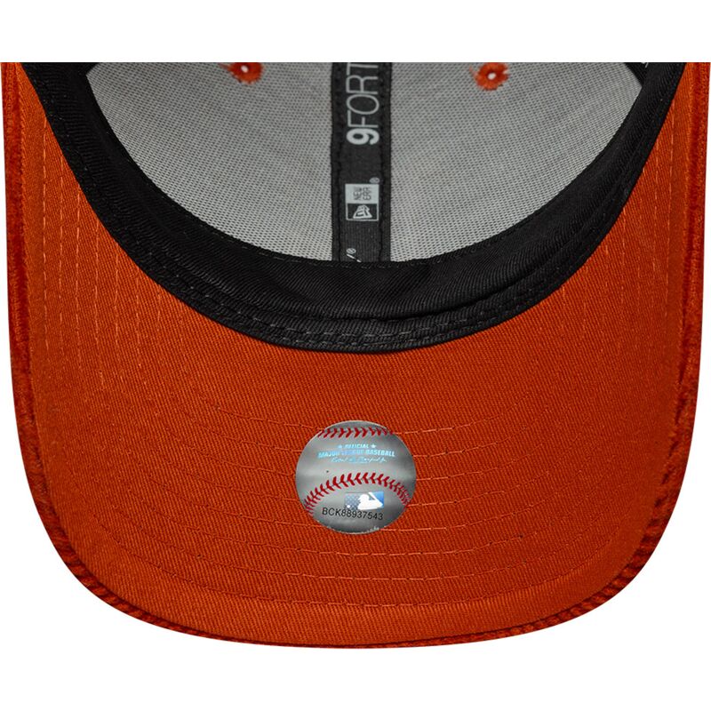 mutzen-gebogen-orange-verstellbares-band-9forty-m-crown-cord-der-los-angeles-dodgers-mlb-von-new-era