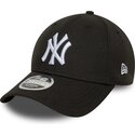 mutzen-gebogen-schwarz-snapback-9forty-m-crown-der-new-york-yankees-mlb-von-new-era