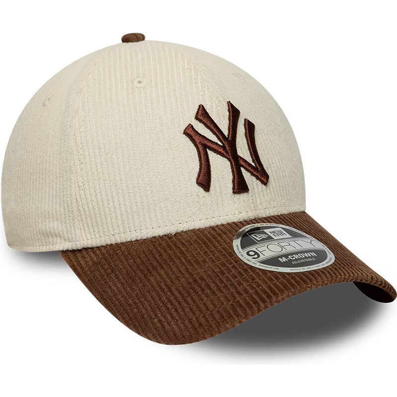 mutzen-gebogen-braun-verstellbares-band-9forty-m-crown-cord-der-new-york-yankees-mlb-von-new-era mutzen-gebogen-braun-verstellbares-band-9forty-m-crown-cord-der-new-york-yankees-mlb-von-new-era