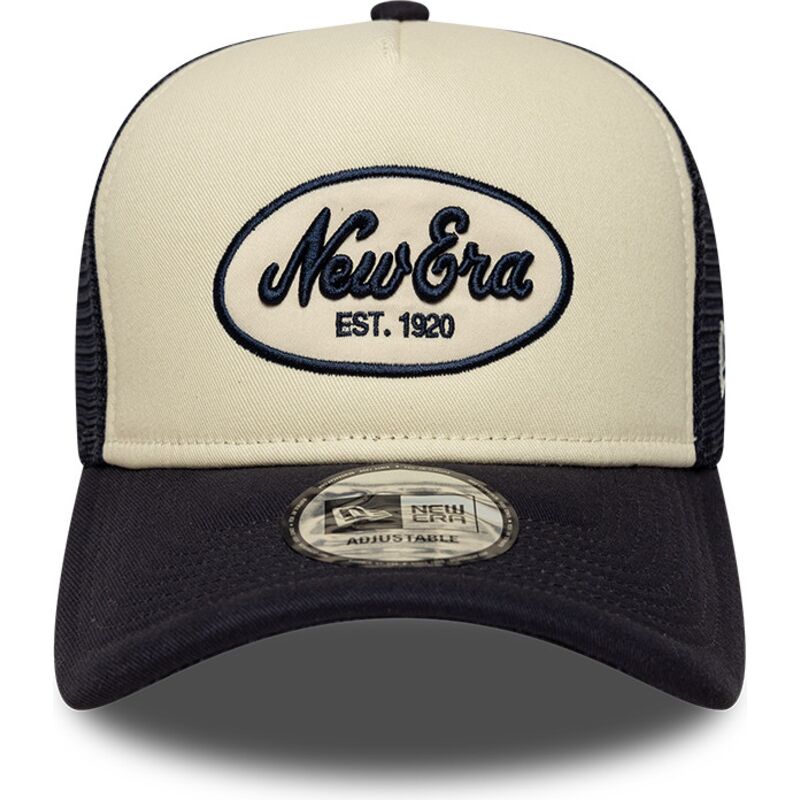 mutzen-gebogen-marineblau-snapback-a-frame-oval-foam-patch-von-new-era mutzen-gebogen-marineblau-snapback-a-frame-oval-foam-patch-von-new-era