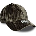 mutzen-gebogen-grun-verstellbares-band-9twenty-velour-der-new-york-yankees-mlb-von-new-era