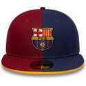 mutzen-flach-mehrfarbig-angepasst-59fifty-9fifty-poly-der-fc-barcelona-laliga-von-new-era