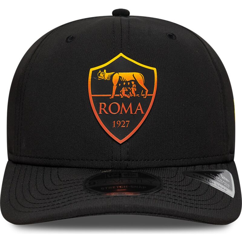 mutzen-gebogen-schwarz-snapback-9seventy-stretch-snap-repreve-der-associazione-sportiva-roma-serie-a-von-new-era
