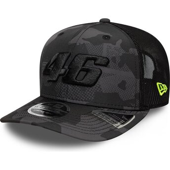 Mützen gebogen tarnung snapback 9SEVENTY Stretch Snap der Valentino Rossi VR46 MotoGP von New Era