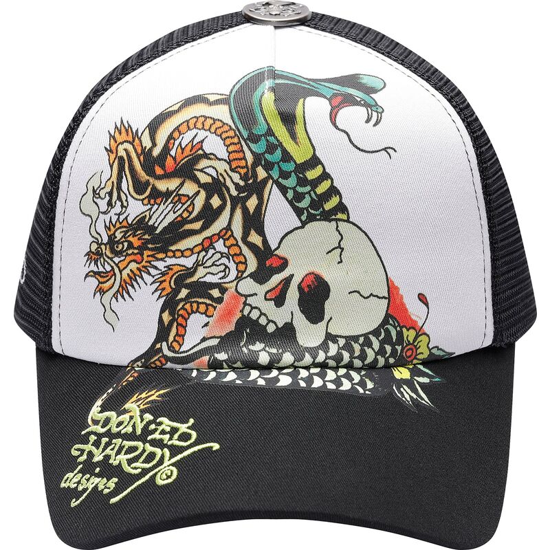 mutzen-gebogen-schwarz-snapback-snake-and-skull-von-ed-hardy