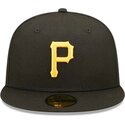 schwarze-enganliegende-59fifty-ac-perf-flatcap-der-pittsburgh-pirates-mlb-von-new-era
