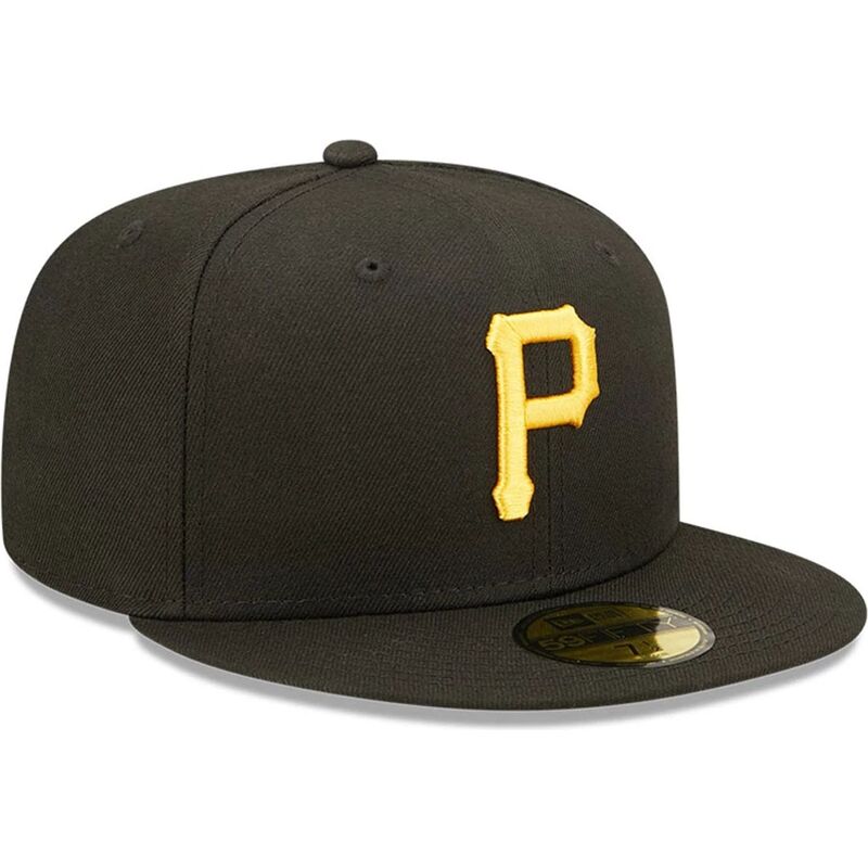 schwarze-enganliegende-59fifty-ac-perf-flatcap-der-pittsburgh-pirates-mlb-von-new-era