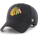 mutzen-gebogen-schwarz-verstellbares-band-mvp-der-chicago-blackhawks-nhl-von-47-brand