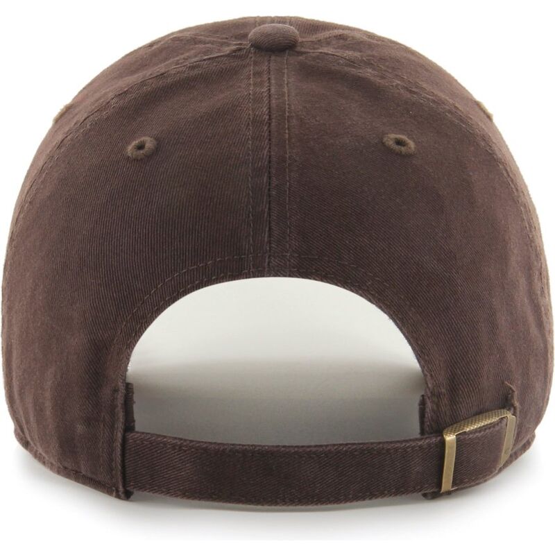 mutzen-gebogen-braun-verstellbares-band-clean-up-no-loop-label-der-los-angeles-dodgers-mlb-von-47-brand