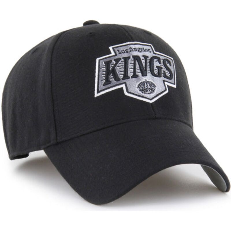 mutzen-gebogen-schwarz-verstellbares-band-mvp-essential-der-los-angeles-kings-nhl-von-47-brand