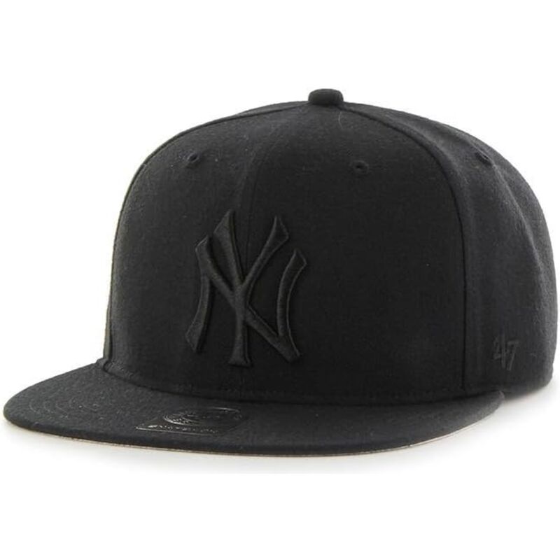 mutzen-flach-schwarz-snapback-captain-no-shot-der-new-york-yankees-mlb-von-47-brand mutzen-flach-schwarz-snapback-captain-no-shot-der-new-york-yankees-mlb-von-47-brand