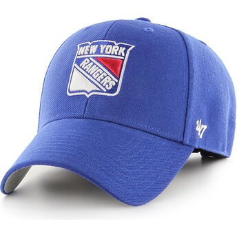 Mützen gebogen blau verstellbares band der New York Rangers NHL von 47 Brand