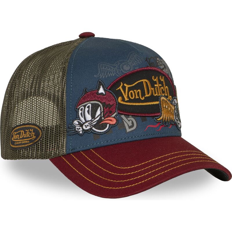 mutzen-gebogen-mehrfarbig-snapback-patches20-von-von-dutch mutzen-gebogen-mehrfarbig-snapback-patches20-von-von-dutch