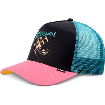 Mützen gebogen mehrfarbig snapback HFT DNC Flamingo von Djinns