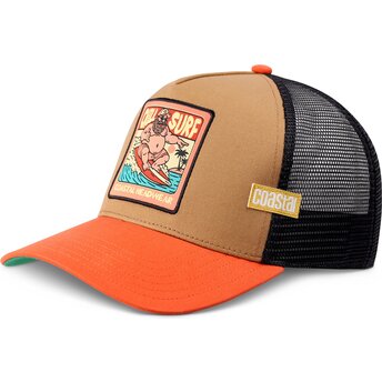 Mützen gebogen braun snapback HFT Chill Surf von Coastal