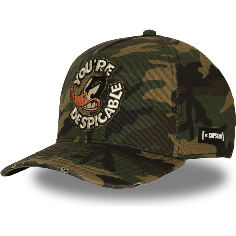 mutzen-gebogen-tarnung-snapback-loo14-des-duffy-duck-looney-tunes-von-capslab