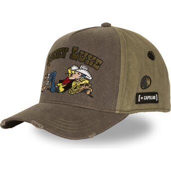 Mützen gebogen braun snapback LCK4 LUC Lucky Luke von Capslab