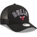 mutzen-gebogen-schwarz-snapback-9forty-m-crown-a-frame-pomp-der-chicago-bulls-nba-von-new-era