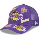 mutzen-gebogen-violett-snapback-9forty-m-crown-a-frame-all-over-der-los-angeles-lakers-nba-von-new-era