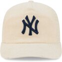 mutzen-gebogen-beige-verstellbares-band-19twenty-na-lifestyle-f1-der-new-york-yankees-mlb-von-new-era