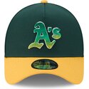 mutzen-gebogen-grun-snapback-9forty-a-frame-na-lifestyle-f1-der-oakland-athletics-mlb-von-new-era