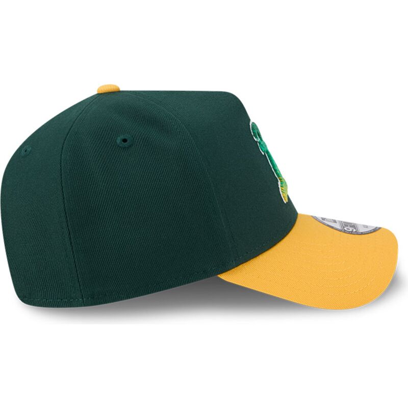 mutzen-gebogen-grun-snapback-9forty-a-frame-na-lifestyle-f1-der-oakland-athletics-mlb-von-new-era
