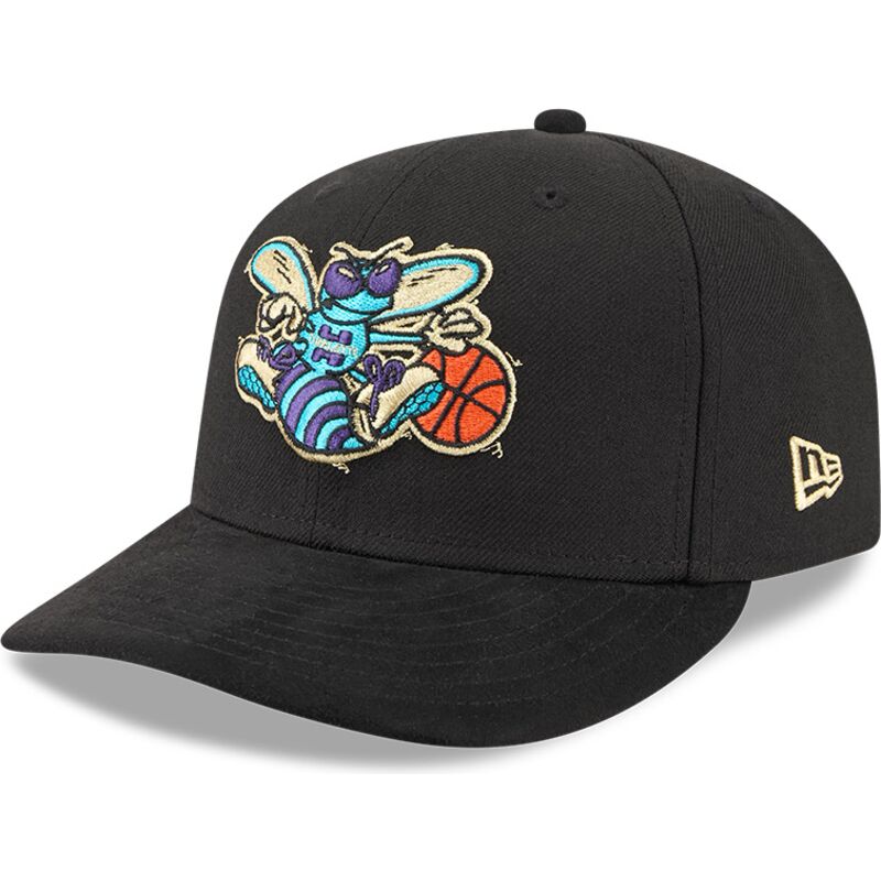 mutzen-gebogen-schwarz-snapback-9fifty-na-lifestyle-f1-der-charlotte-hornets-nba-von-new-era