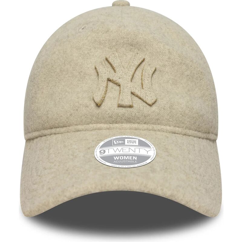 mutzen-gebogen-beige-verstellbares-band-9twenty-a-frame-melton-luxe-der-new-york-yankees-mlb-von-new-era mutzen-gebogen-beige-verstellbares-band-9twenty-a-frame-melton-luxe-der-new-york-yankees-mlb-von-new-era