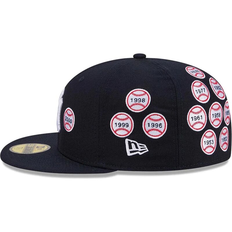 mutzen-flach-marineblau-angepasst-59fifty-spike-lee-patches-der-new-york-yankees-mlb-von-new-era