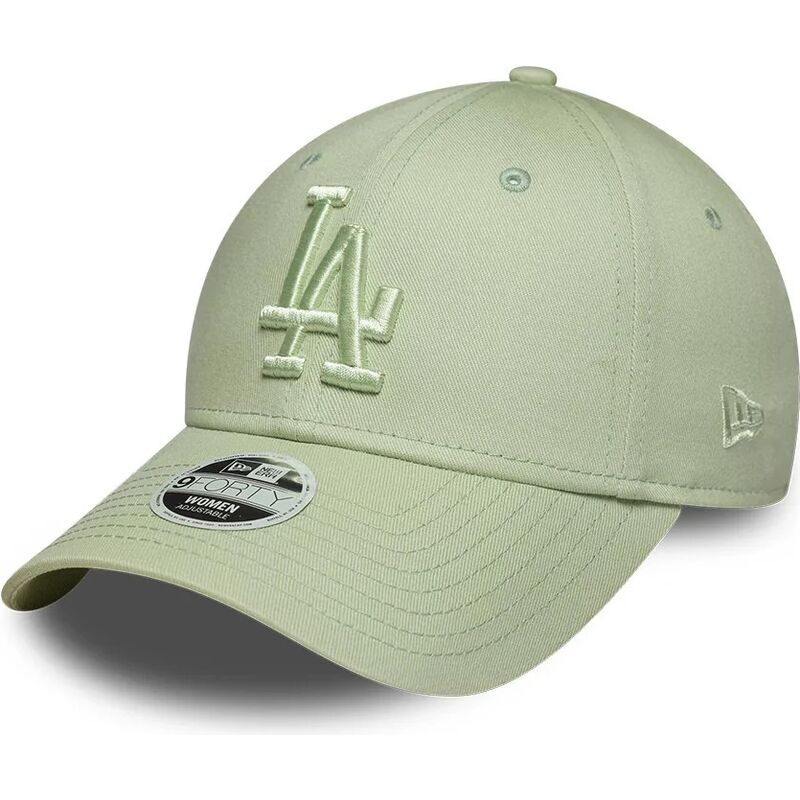 mutzen-gebogen-grun-verstellbares-band-9forty-league-essential-der-los-angeles-dodgers-mlb-von-new-era