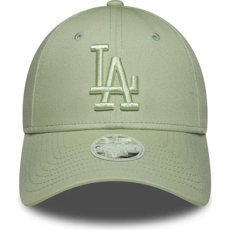 mutzen-gebogen-grun-verstellbares-band-9forty-league-essential-der-los-angeles-dodgers-mlb-von-new-era